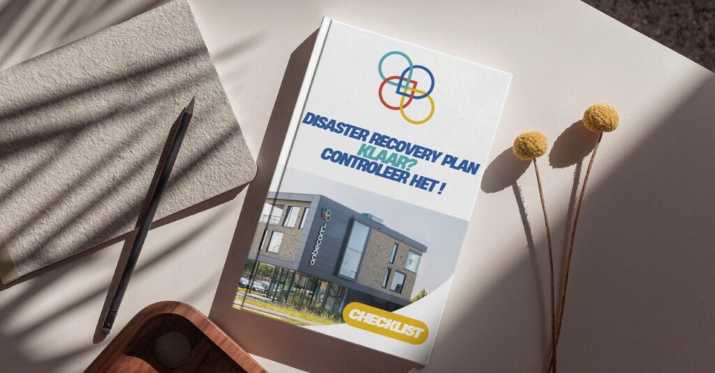 Afbeelding checklist Disaster Recovery Plan